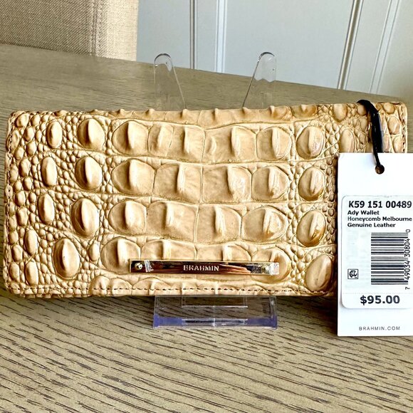 Brahmin Handbags - ✨ Brahmin Ady Wallet – Honeycomb Melbourne (Genuine Leather) ✨